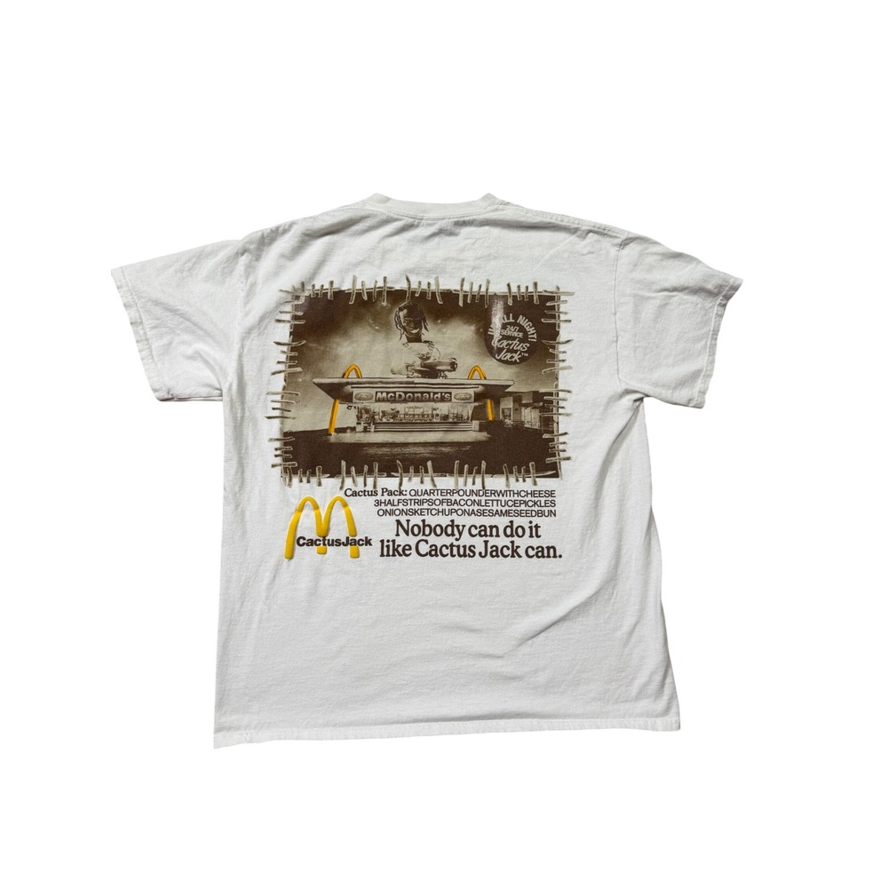 Travis Scott Cactus Jack x McDonald's Graphic Tee Size M